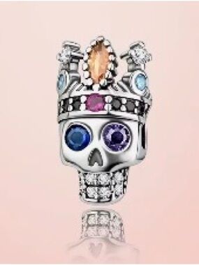 S925 Tribal Skull Charm